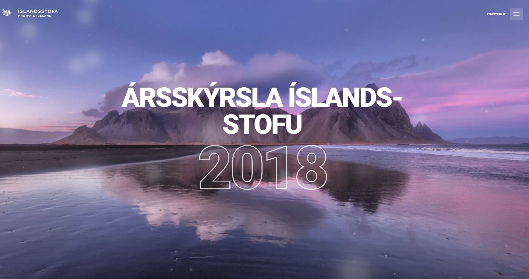 Ársskýrsla Íslandsstofu 2018 er komin út